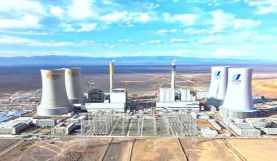 新疆华电哈密2×100万千瓦煤电机组工程投产发电