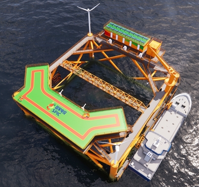 国家电投揭阳海洋牧场支腿式(桁架式)重型网箱试验项目开工 国家电投揭阳海洋牧场支腿式(桁架式)重型网箱试验项目开工