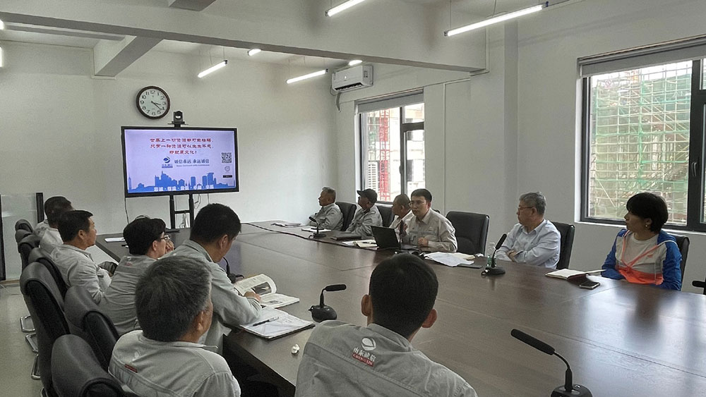 张恒董事长到大唐海口天然气发电一期工程项目监理部调研慰问 张恒董事长到大唐海口天然气发电一期工程项目监理部调研慰问