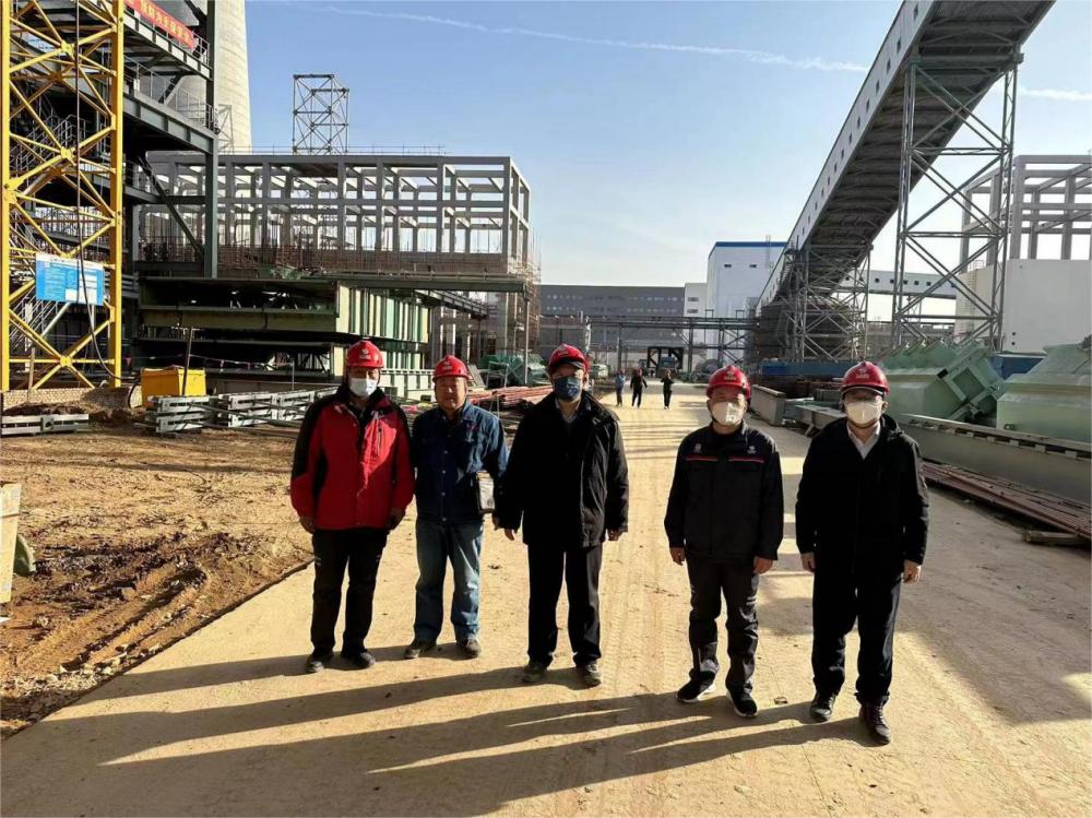 张恒董事长到山西合成生物产业生态园热电联产项目监理部检查指导 张恒董事长到山西合成生物产业生态园热电联产项目监理部检查指导