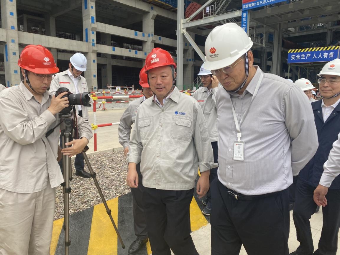 国能集团刘国跃董事长到舟山电厂三期工程检查工作 国能集团刘国跃董事长到舟山电厂三期工程检查工作